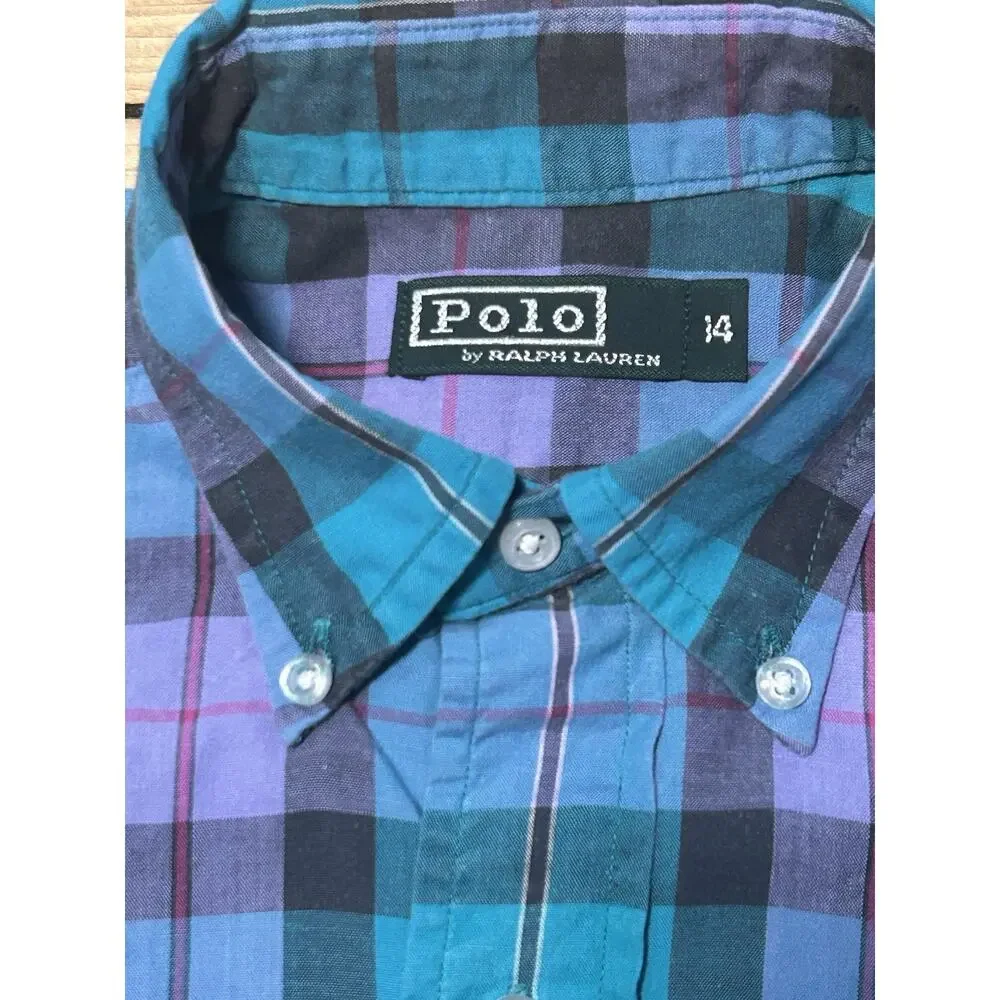 Ralph Lauren Youth Long Sleeve Polo Size 14 NWOT